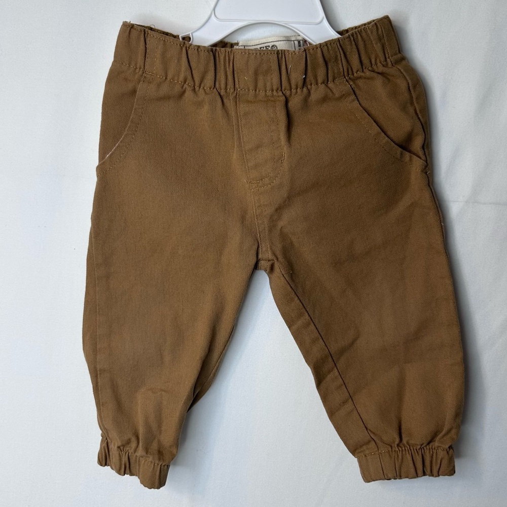 Free PlanetBrown Kids Jogger Pants Boys Toddler Size 12M Elastic Waistband